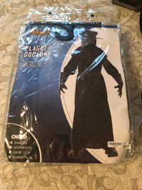 Plague doctor costume XL 14-16 with props