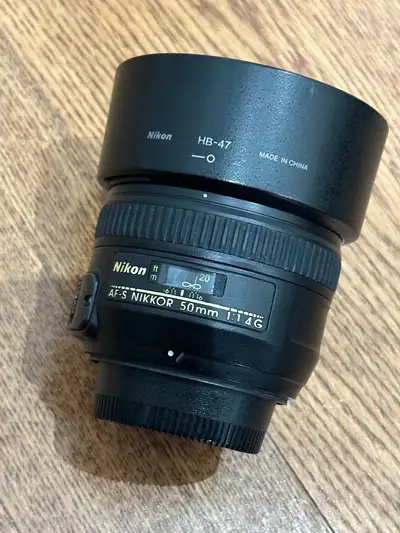 Nikon  AF-S Nikkor 50mm f1.4 G Lens in box, View more
