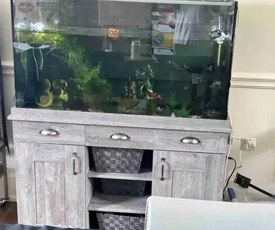 fluval aquarium and stand , View more