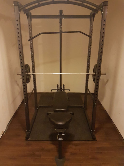 Home Gym Set Power Squat Rack Lat Tower Bench Weights Bar Gym, View more