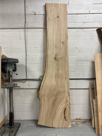 Cotton wood live edge slab 