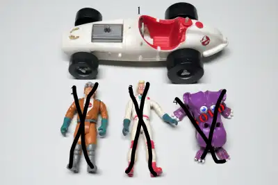 The Real Ghostbusters Toys 1 - 10$ 2 to 3 -sold 4-sold Pick up in Orleans Cash preferred