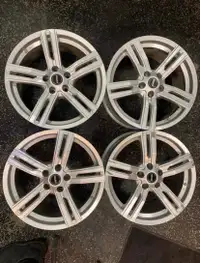 Set of 4 FAST bullseye wheels