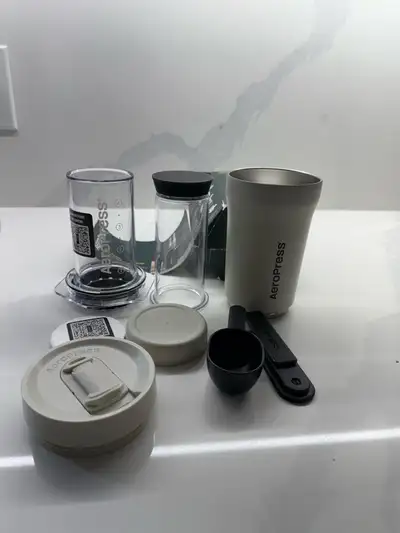 AeroPress Go Plus Cream - Small Portable Coffee Maker, View more