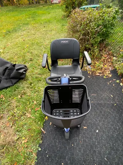 Electric mobility scooter--folds for easy transport. Excellent condition, only used 10-12 times. Com...