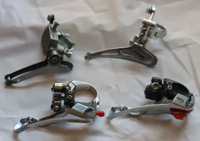 VARIOUS VINTAGE bicycle front derailleurs (Please Read), View more