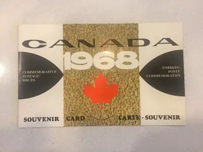 1968 Canada Post Commemorative Postage Issue Souvenir Card, View more