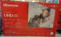 Hisense | 50'' | A6 SERIES | UHD 4K | Google TV