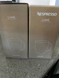 Nespresso Lume coffee mugs