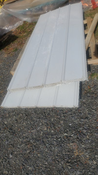 new white metal roof/siding sheets