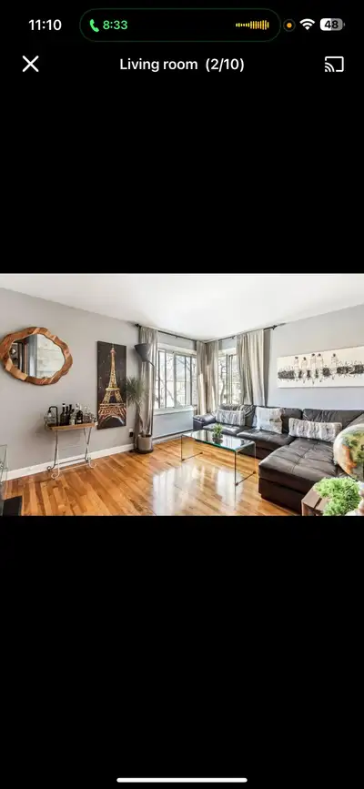 Stainless steel fridge and stove INCLUDED 3 ½ à louer à Nouveau-Bordeaux , Ahuntsic , Saint-Laurent....