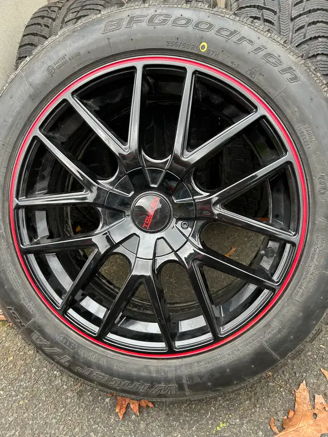 Winter Tires 235/50R18 on rims with with TPMS Sensors in Tires & Rims in Bedford - Image 2