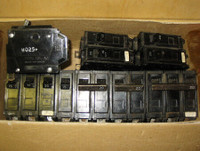 GENERAL ELECTRIC THQB BOLT-ON CIRCUIT BREAKERS ~ MIXED LOT!