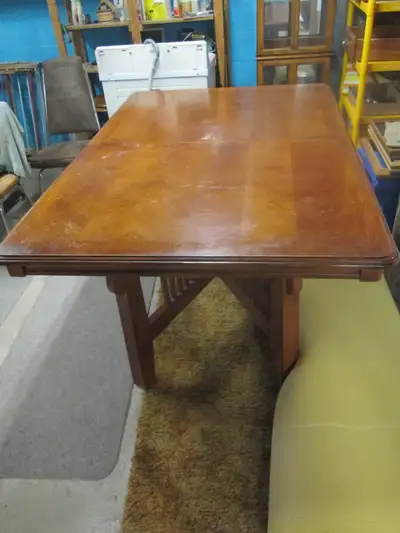 dining table with leaf and 6 chairs, View more