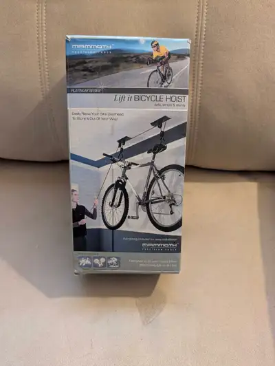 Mammoth Bicycle Hoist $40 Reduced $35, View more