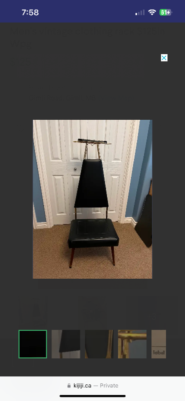 Vintage Clothing Rack $35, View more