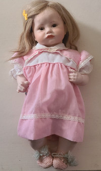 Antique full body porcelain doll