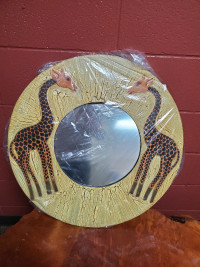 Mirror With Giraffes.  Great For Kids Room $10