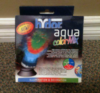 Aqua color changing lights