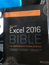 Excel bible 2016