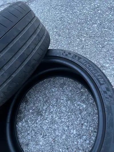 BRAND: Michelin Pilot Super Sport ZP RF Summer Tires SIZE: 245 40 21 QUANTITY: *2 TIRES* FITS: BMW X...