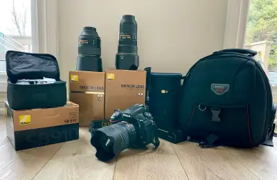 Nikon Professional Photography Kit – Barely Used, Like New Selling everything together (preferred)....