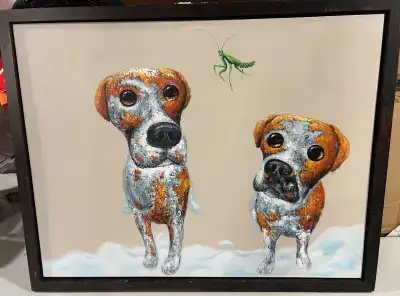 EXPENSIVE RARE VERY LARGE Zhiwu Wang painting, View more