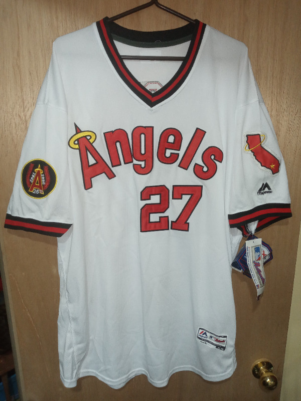 Mike Trout Anaheim Angels MLB Majestic jersey size 2xl nwt new, Arts &  Collectibles, City of Toronto