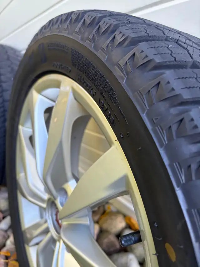 205/50R17 Bridgestone Blizzak Winter Tires on VW Alloy Rims | Tires ...