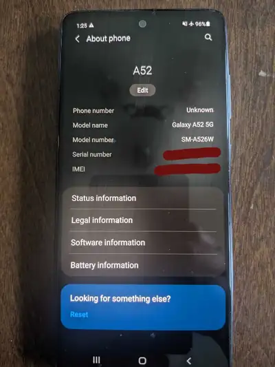 Samsung A52 5G, View more