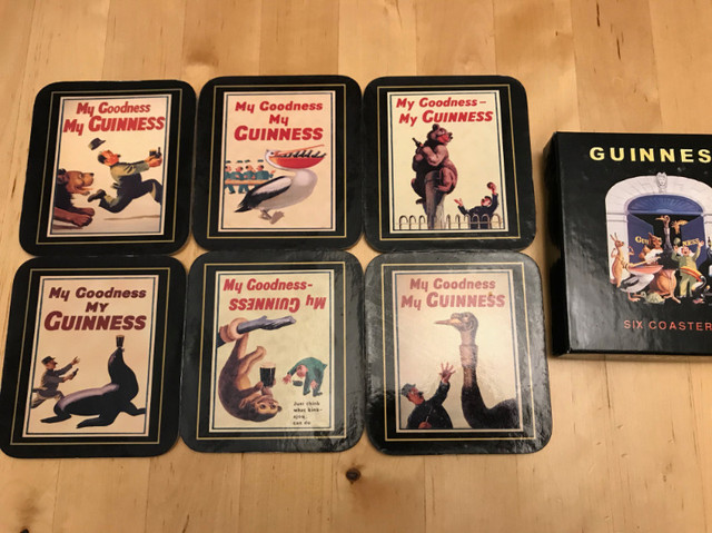Collectible Coasters - Guinness (set of 6 in box) in Arts & Collectibles in City of Toronto