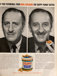 1960 Skippy Peanut Butter Original Ad