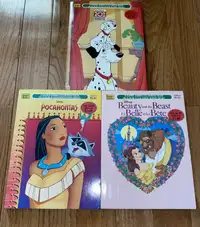Disney Beauty and the Beast Pocahontas 101 Dalmatians Color book