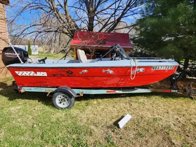 14 foot boat with 40hp motor