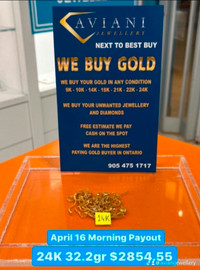 AVIANI Jewellery Only Destination To sell your unwanted GOLD