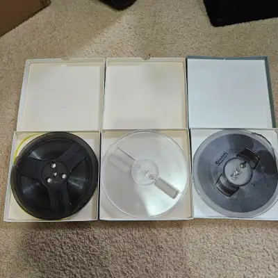 Three 7-inch open reel tapes, View more