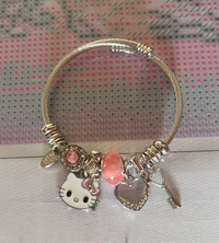 Handmade Hello Kitty Charm Bracelet 