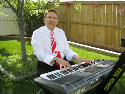 PLAYING PIANO  4 VALENTINE'S DAY– Bringing Portable Piano, View more