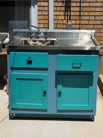 Outdoor Patio/Camper sink cabinet, View more