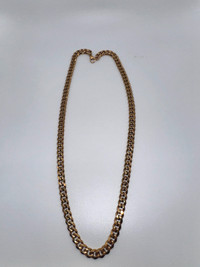 Brand New Gold Curb Necklace