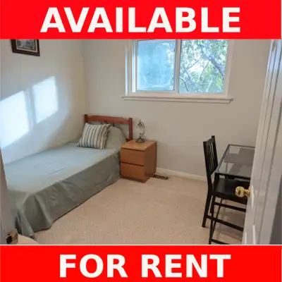 PRIVATE Room for Rent. Recently Renovated. Available Now.