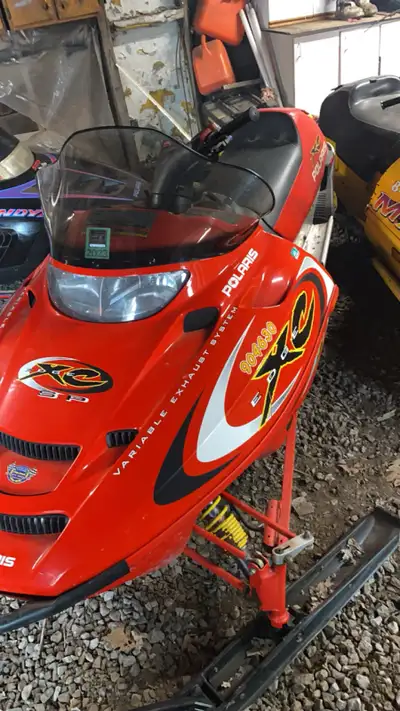 Looking to trade for a fourwheeeler The red xc needs a crankshaft bearing but I have a compelete spa...