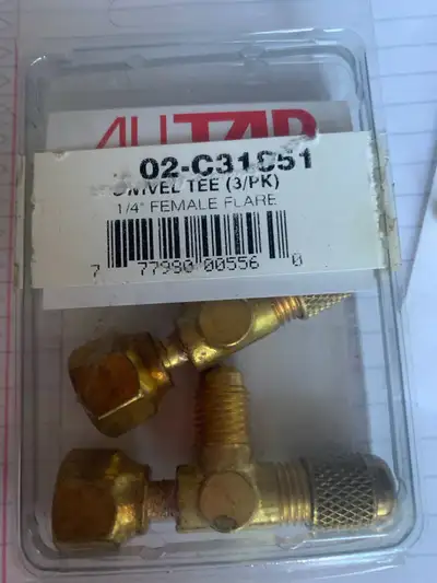 access valve, swivel tee 1/4”, View more