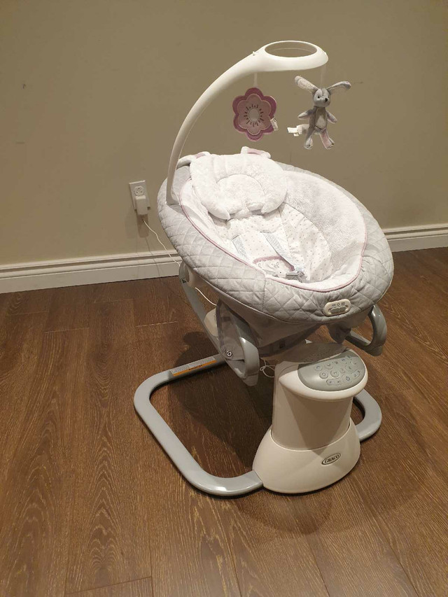 Graco Everyway Soother with Removable Rocker in Playpens, Swings & Saucers in Mississauga / Peel Region - Image 4