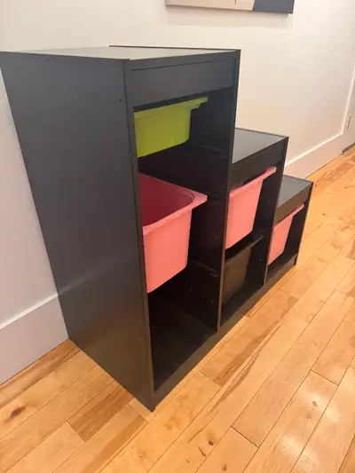 Étagère noire Ikea TROFAST Ikea black storage combination!!, View more
