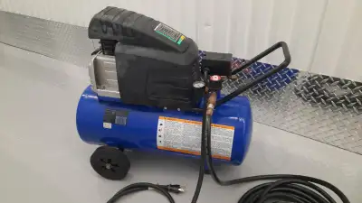 Campbell Hausfeld 08-Gallon (Direct Drive) Air Compressor Model: HL550100 Features • Oil-Lubricated,...