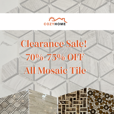 70% to 75% Off! Mosaic Tiles for Kitchens / Bathrooms - CozyHome, View more