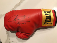 Joe Calzaghe signed boxing glove