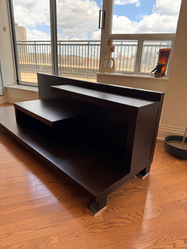 Console with shelves - like new!  in TV Tables & Entertainment Units in City of Toronto - Image 3