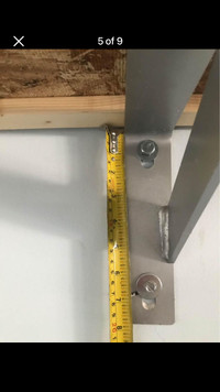 Heavy duty 1/4” thick shelf bracket